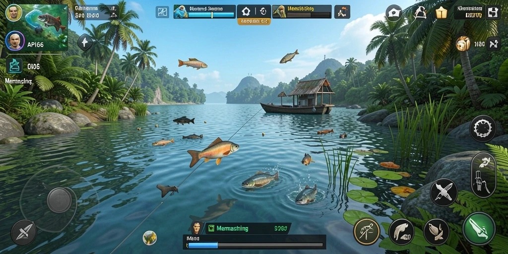 Screenshot API66 menampilkan antarmuka memancing yang menarik dan interaktif.