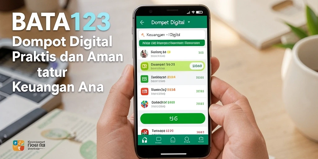 Antarmuka BATA123 yang modern dan mudah dipahami.