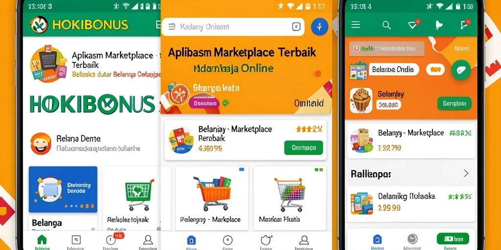 Tampilan antarmuka HOKIBONUS yang modern dan mudah digunakan.