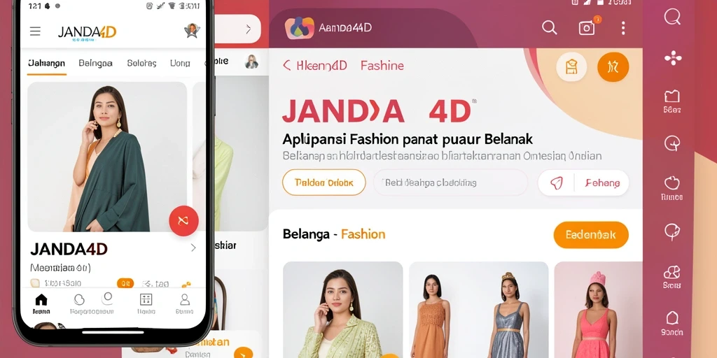 Tampilan antarmuka JANDA4D yang menarik dan mudah digunakan.